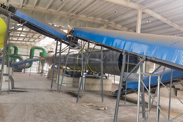 新疆十萬噸有機無機復混肥生產(chǎn)線發(fā)貨